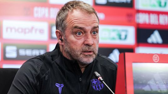 Flick, sobre el supuesto camino f�cil del Bar�a en Copa: "Que le pregunten al Madrid"