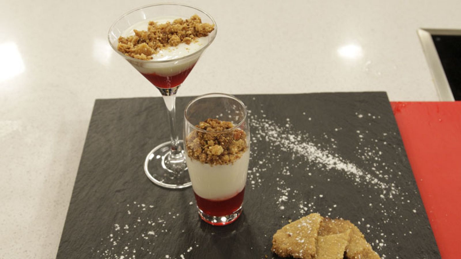 Saber cocinar - Truco - Vasos de yogur crujientes