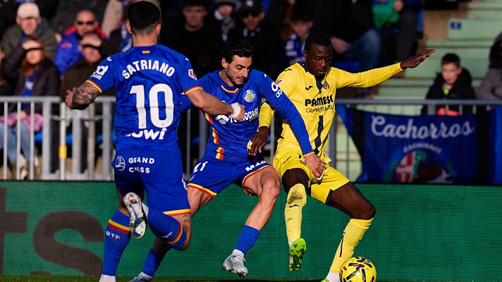 Resúmenes de LaLiga - Getafe - Villarreal: resumen del partido de la 24ª jornada de Liga | Primera