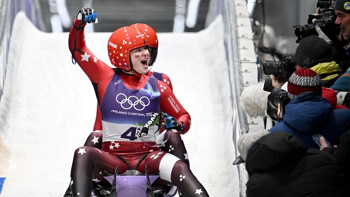 Luge JJOO Milano Cortina 2026 - Luge: Dobles femenino: Final. Segunda manga