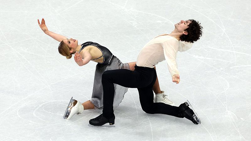Sof�a Val y Asaf Kazimov brillan en la danza libre en Mil�n - Patinaje art�stico JJOO Milano Cortina 2026 | Ver