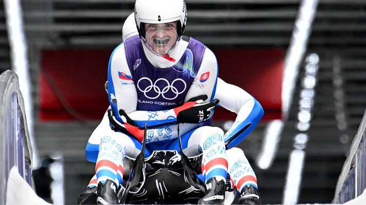 Luge JJOO Milano Cortina 2026 - Dobles masculino: Final. Segunda manga