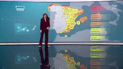 Precipitaciones en Galicia y oeste del Sistema Central