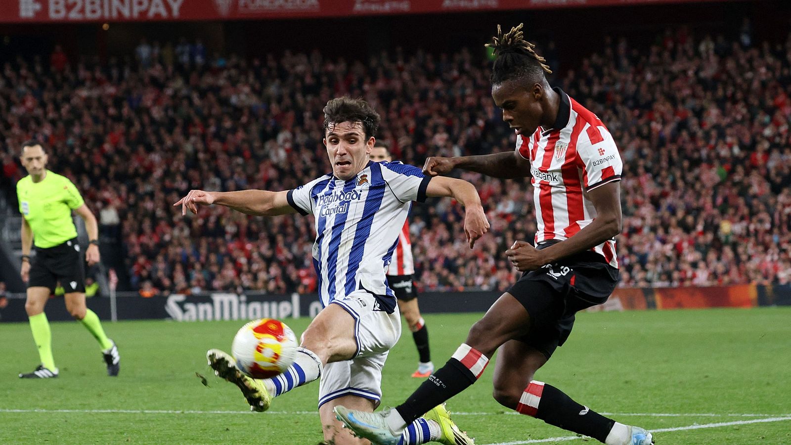 Athletic - Real Sociedad: ocasión de Nico a pase de Selton - Copa del Rey | Ver