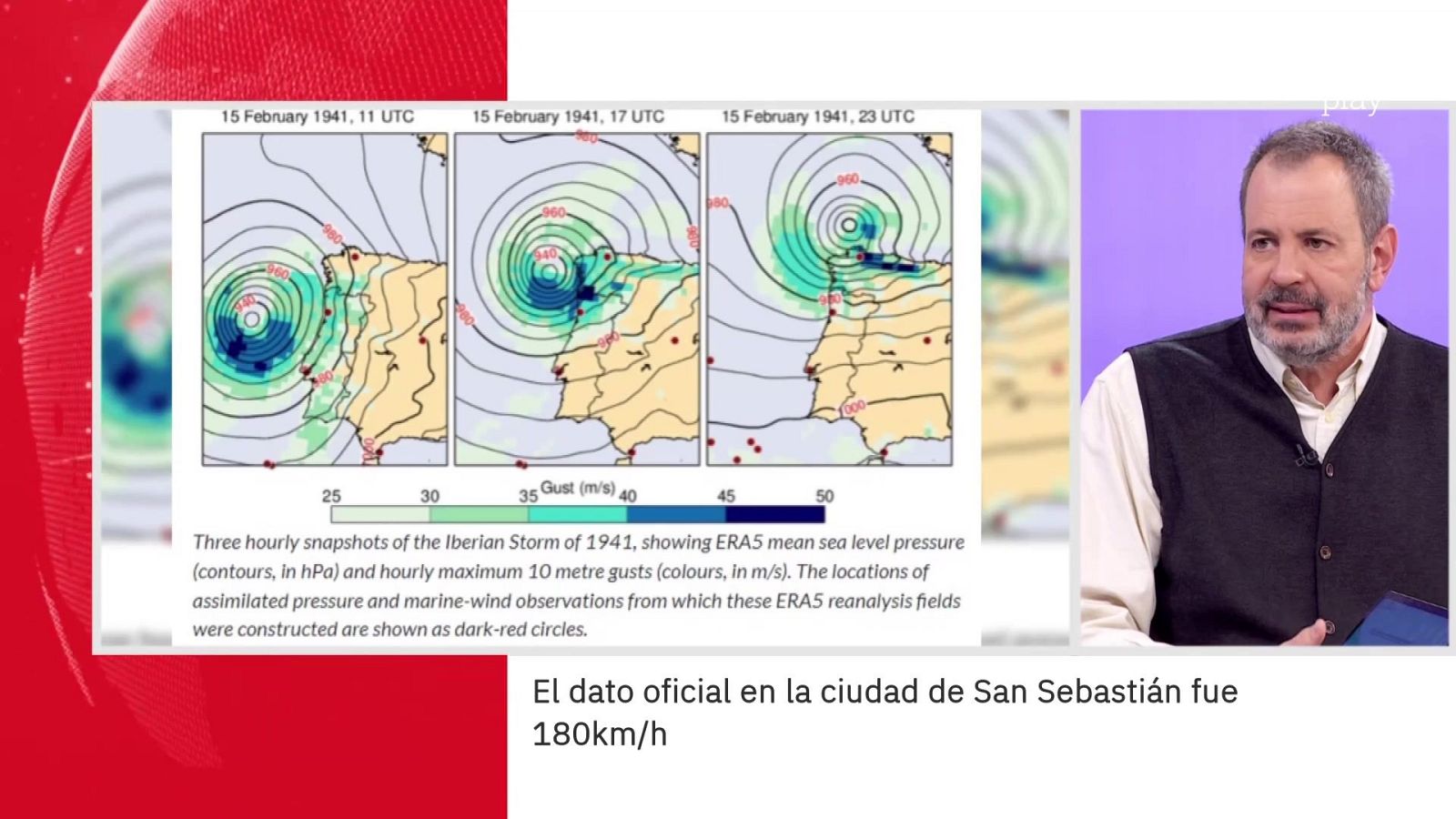 José Miguel Viñas. El temporal de febrero de 1941 | Ver