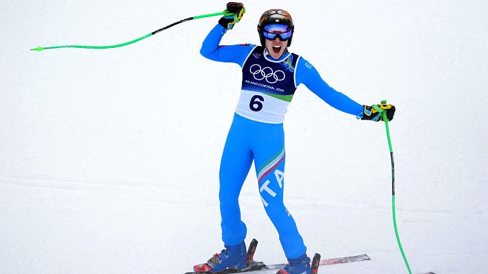 Federica Brignone se cuelga el oro en el supergigante - Esquí Alpino JJOO Milano Cortina 2026 | Ver