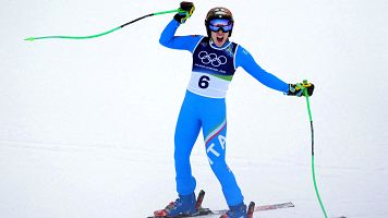 Federica Brignone se viste de oro en el supergigante