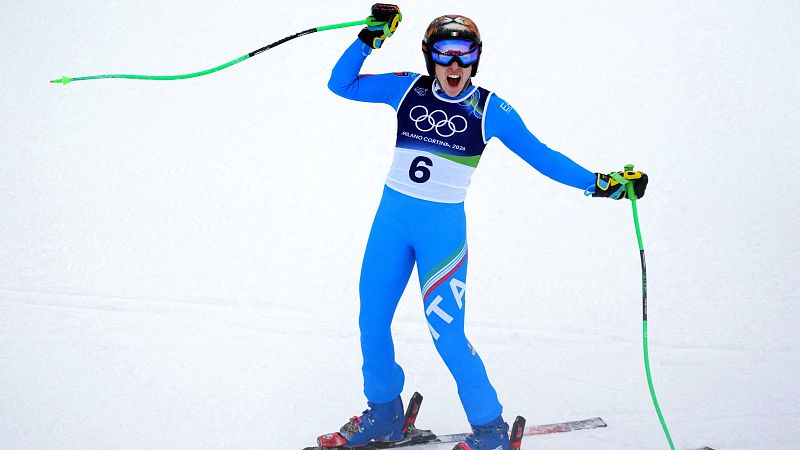 Federica Brignone se cuelga el oro en el supergigante - Esqu� Alpino JJOO Milano Cortina 2026 | Ver