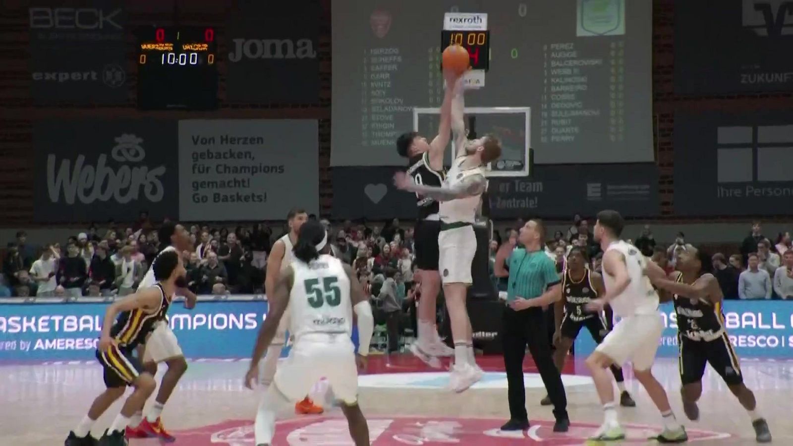 Baloncesto - Basketball Championship 1/16 Final. 4º Partido: Fitness First Würzburg Baskets - Unicaja  - Baloncesto en RTVE | Ver