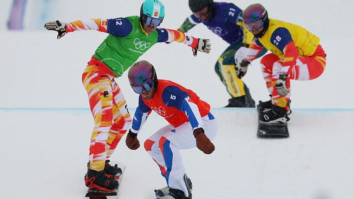 Snowboard JJOO Milano Cortina 2026 - Así ha sido la participación de Lucas Eguibar y Álvaro Romero en el snowboard cross de Milano Cortina