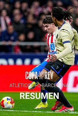 Atl�tico de Madrid - Barcelona. Resumen del partido de semifinales de la Copa del Rey