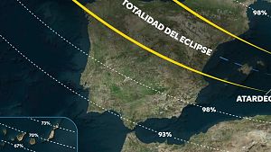 �Cu�les son las mejores Comunidades Aut�nomas y ciudades para ver el eclipse?