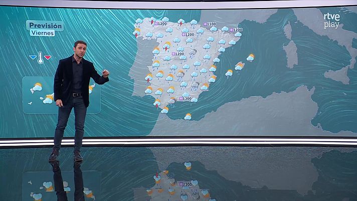 El tiempo - Precipitaciones en las sierras de Andalucía