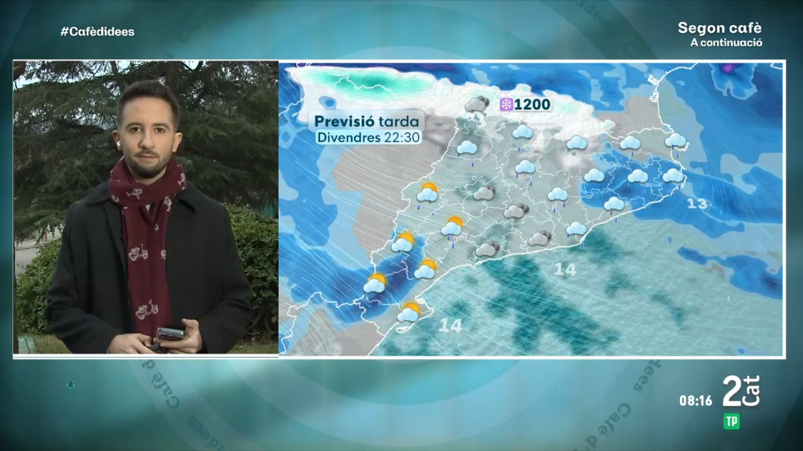 El Temps - Borrasca Oriana: pluja i neu, abans d'un nou temporal de fort vent i mala mar - El temps | Veure