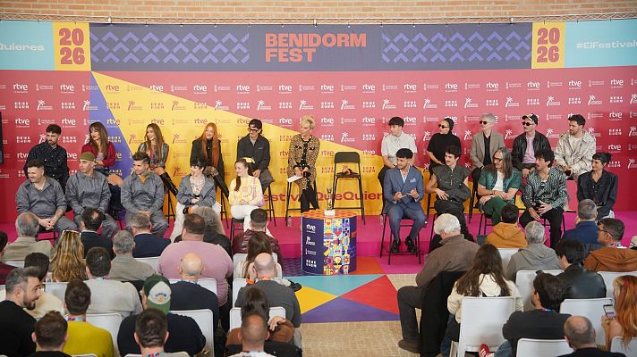 Benidorm Fest - Rueda de prensa con los finalistas