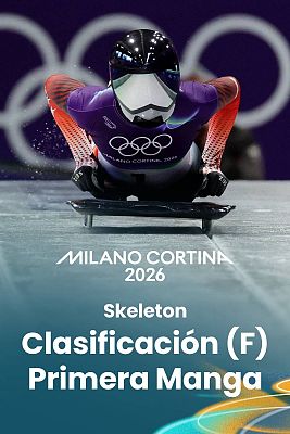 Skeleton JJOO Milano Cortina 2026 - Clasificación femenina. Primera manga