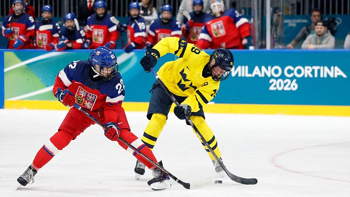 Hockey Hielo JJOO Milano Cortina 2026 - Cuartos de final femenino: República Checa - Suecia