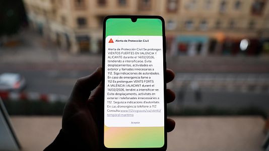 La Generalitat Valenciana env�a mensajes Es-Alert para advertir del temporal
