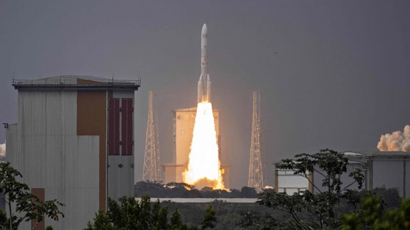 Despega por primera vez la versión más potente del cohete europeo Ariane 6 | Ver