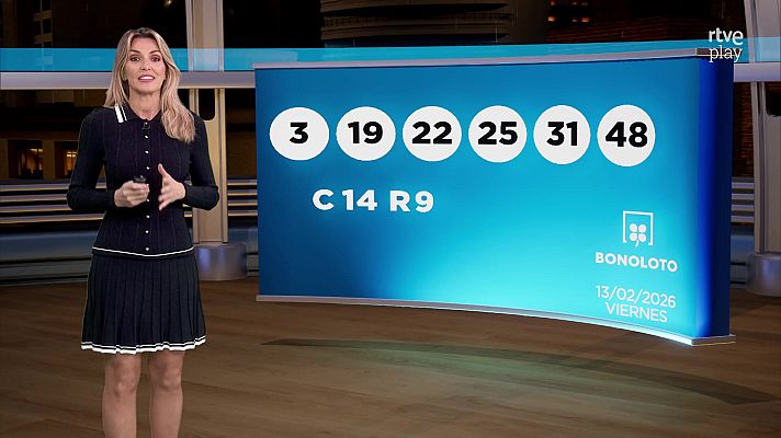 Loterías - Sorteo de la Bonoloto y Euromillones del 13/02/2026