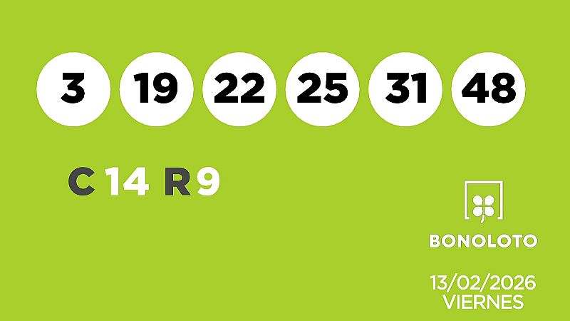Sorteo de la Loter�a Bonoloto y Euromillones del 13/02/2026 - Ver ahora