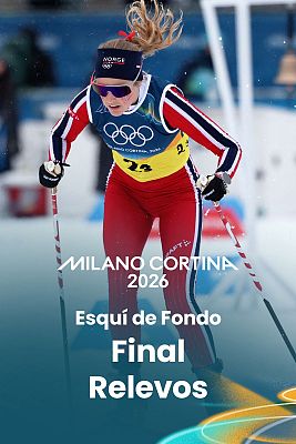 Esquí de Fondo JJOO Milano Cortina 2026 - Final femenina Relevos 4 x 7,5 Km Sprint