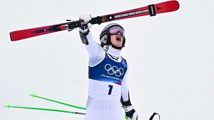 Esquí Alpino JJOO Milano Cortina 2026 - Lucas Pinheiro gana el eslalon gigante y le da a Brasil el primer oro olímpico de invierno de su historia