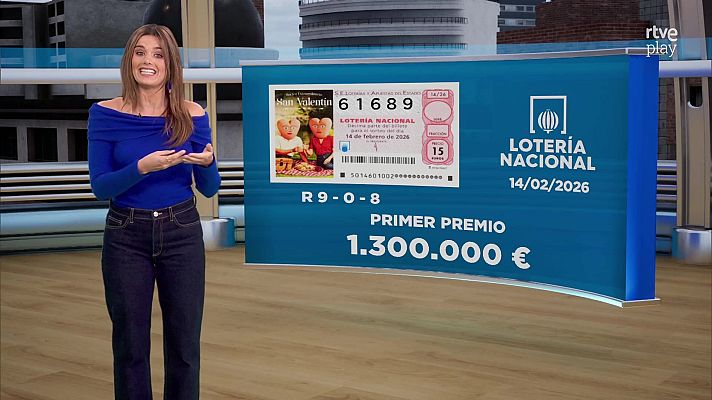 Loterías - Sorteo de la Lotería Nacional del 14/02/2026