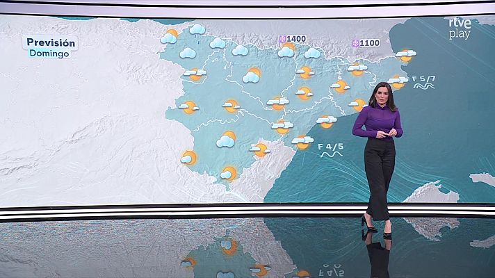 El tiempo - Rachas muy fuertes en la mitad oriental, huracanadas en Castellón