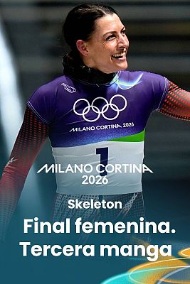 Skeleton JJOO Milano Cortina 2026 - Skeleton: Final femenina. Tercera manga