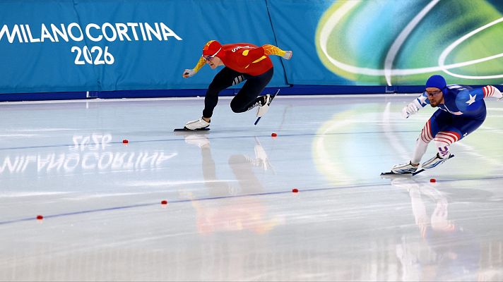Patinaje de velocidad JJOO Milano Cortina 2026 - Nil Llop hace historia representando a España en la final de 500m de patinaje de velocidad