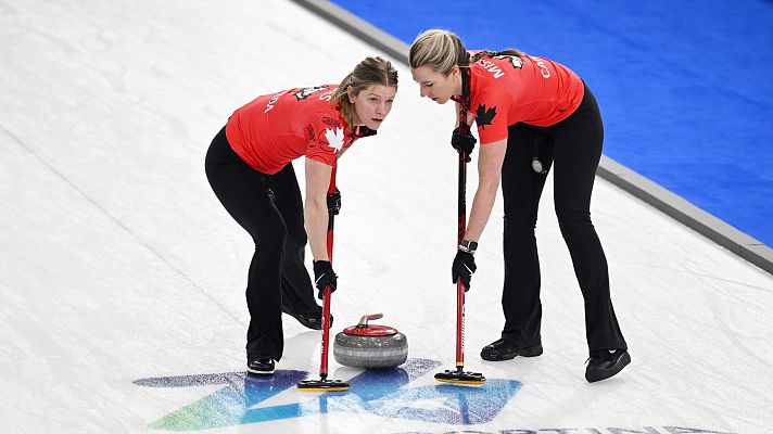 Curling JJOO Milano Cortina 2026 - Round robin femenino. Canadá - Suiza