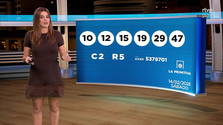 Loterías - Sorteo de la Bonoloto y Primitiva del 14/02/2026