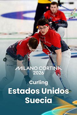 Curling JJOO Milano Cortina 2026 - Round robin masculino: EEUU - Suecia