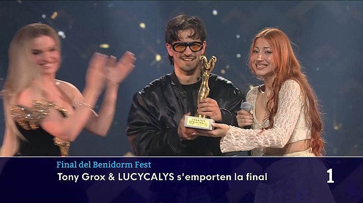 L'Informatiu - Tony Grox & LUCYCALYS guanyen el Benidorm Fest amb "Te amaré"