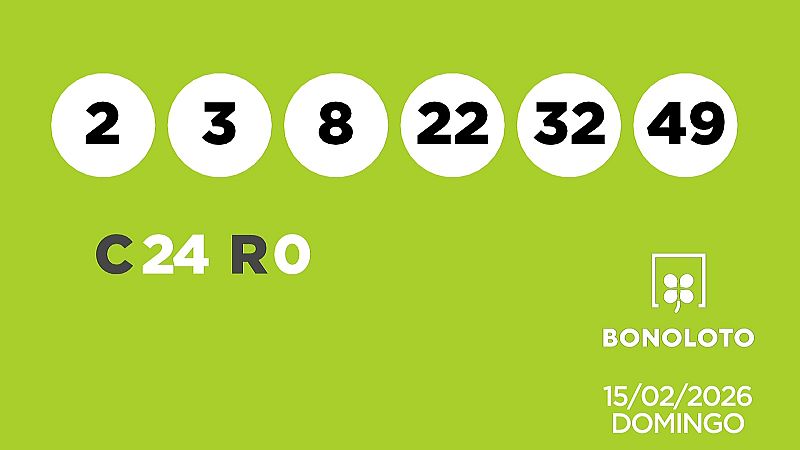 Sorteo de la Loter�a Bonoloto del 15/02/2026 - Ver ahora