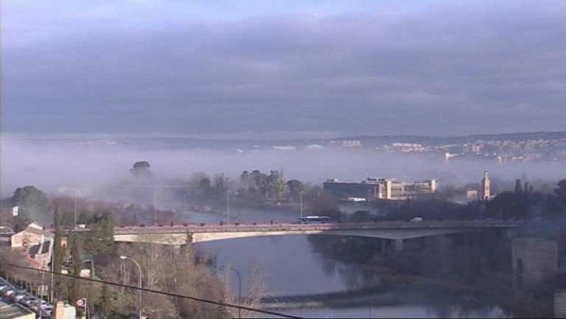 Precipitaciones localmente fuertes en Extremadura y Andalucía