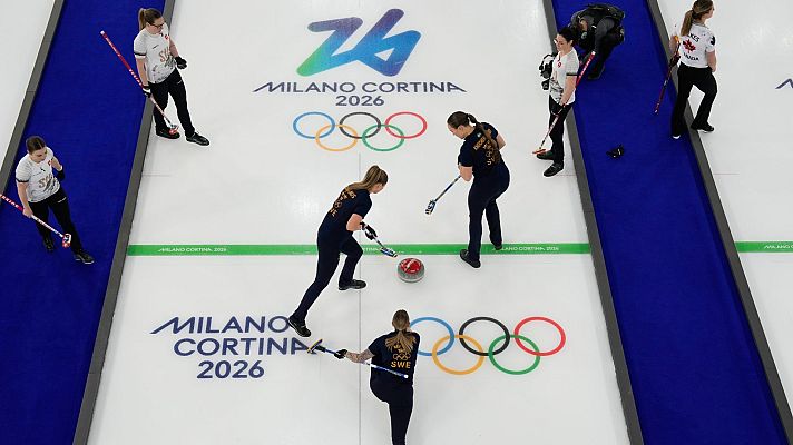 Curling JJOO Milano Cortina 2026 - Round Robin femenino: Suecia - Suiza