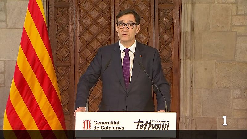 Salvador Illa reprèn l'agenda institucional després d'un mes de baixa