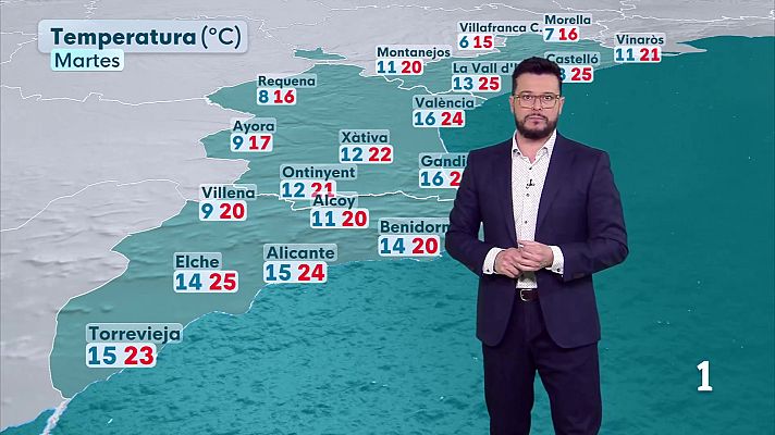L'informatiu - Comunitat Valenciana - El Tiempo en la Comunitat Valenciana - 16/02/26