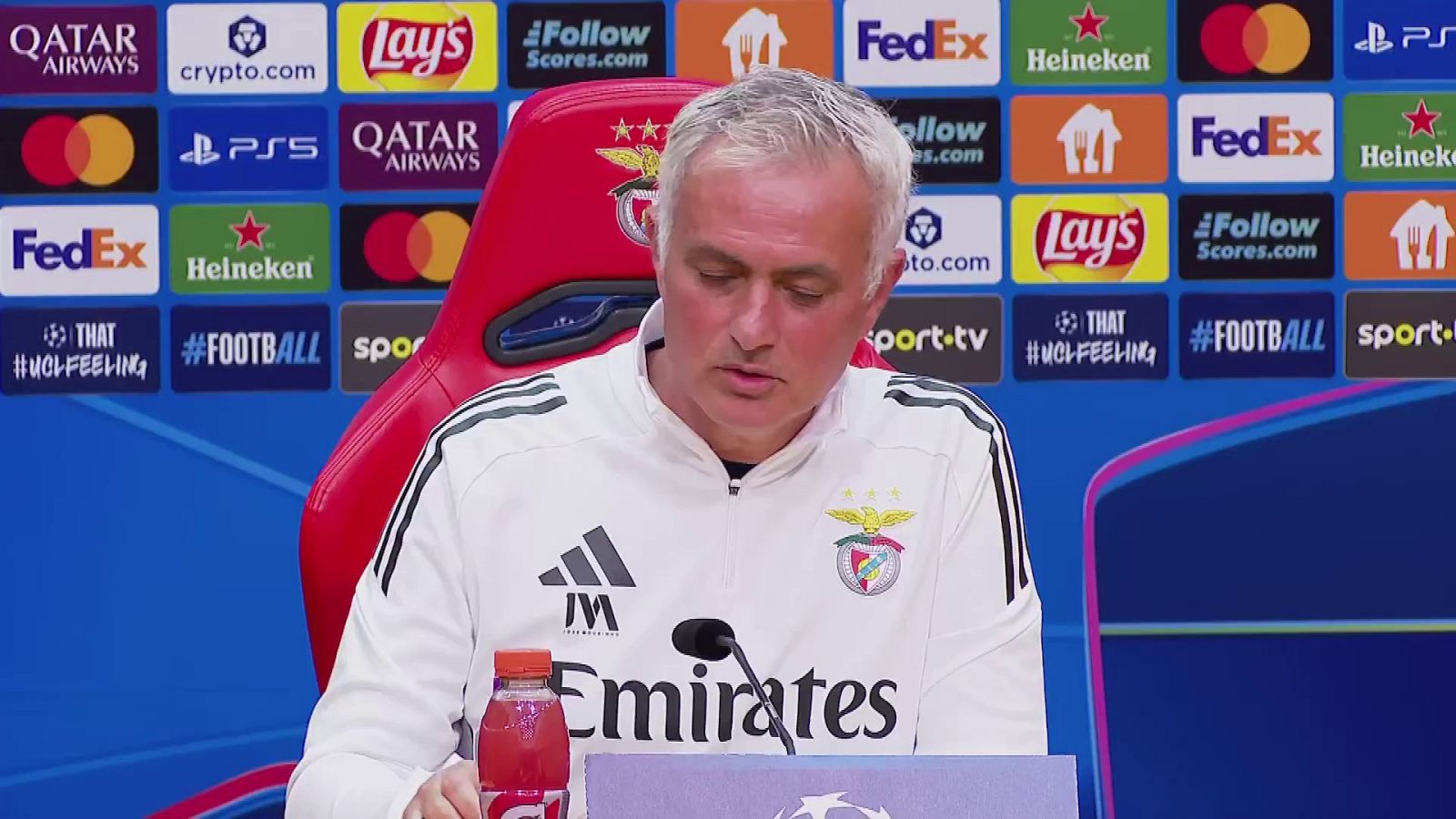 Mourinho: ''Quiero eliminar al Real Madrid, pero deseo que Arbeloa gane la liga'' - Champions League | Ver