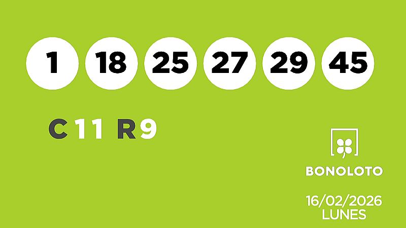Sorteo de la Loter�a Bonoloto del 16/02/2026 - Ver ahora