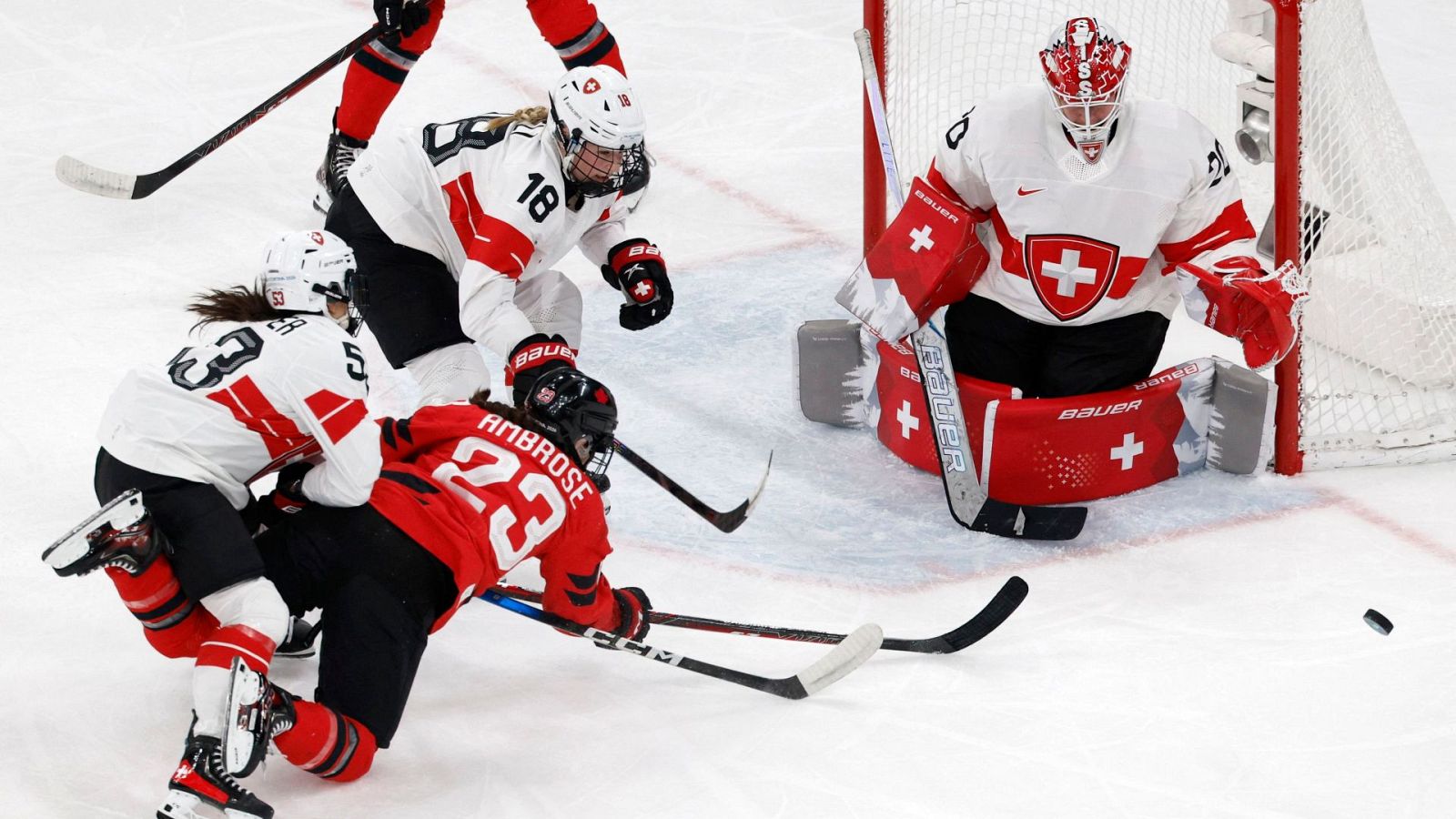 JJOO Invierno 2026 - Hockey hielo: Semifinal femenina: Canadá - Suiza - Hockey Hielo JJOO Milano Cortina 2026 | Ver