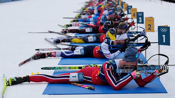 Biatlón JJOO Milano Cortina 2026 - Final relevos masculinos 4 x 7,5 km