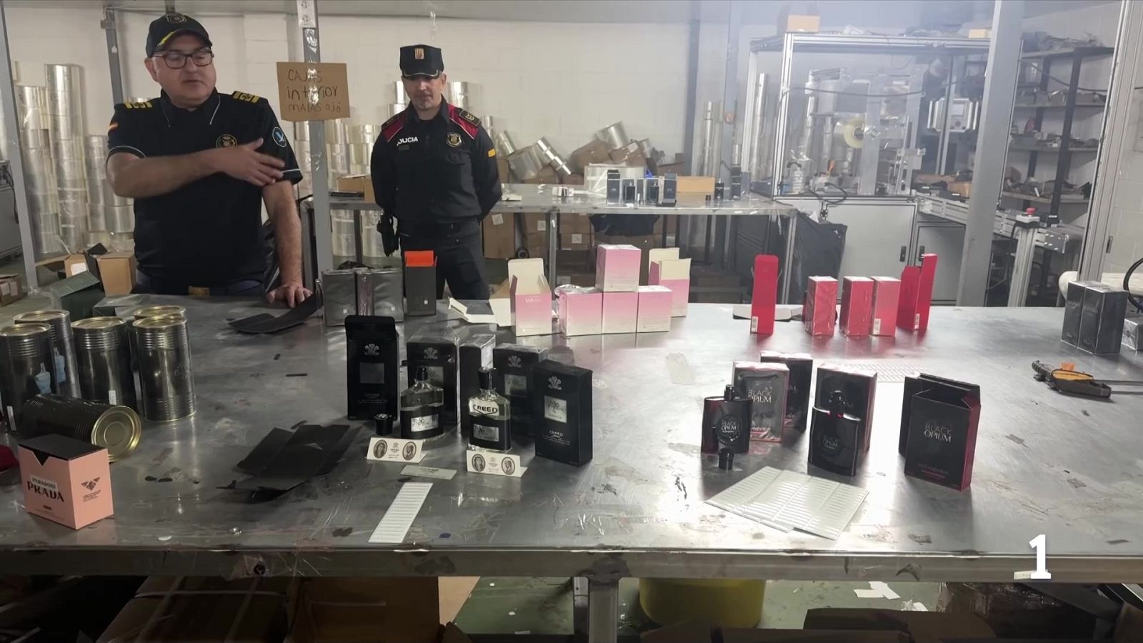 Desmantellada a Fogars la major fàbrica de perfums falsos d’Europa
