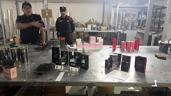 L'Informatiu - Desmantellada a Fogars la major fàbrica de perfums falsos d’Europa