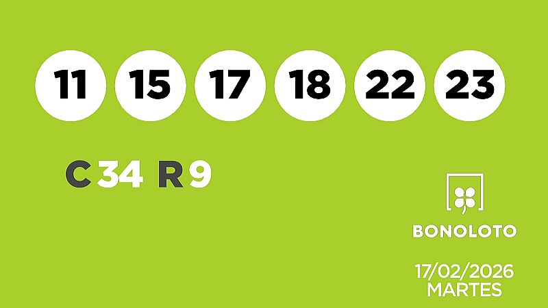 Sorteo de la Loter�a Bonoloto y Euromillones del 17/02/2026 - Ver ahora