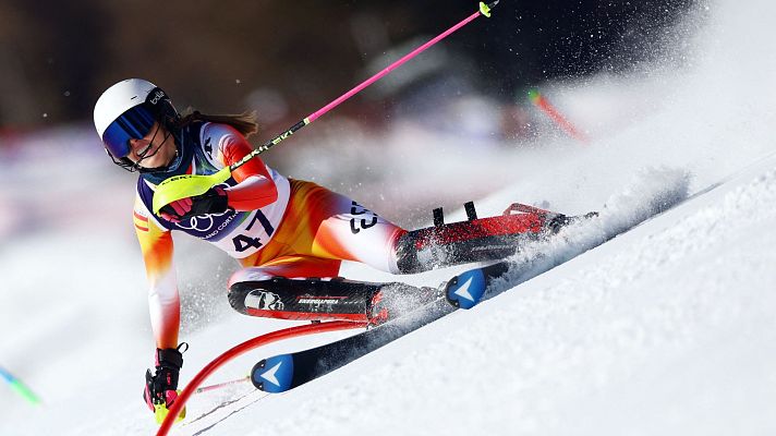 Esquí Alpino JJOO Milano Cortina 2026 - Arrieta Rodríguez, sin opciones en la final de eslalon en Milano Cortina 2026