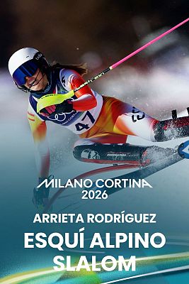 Esquí Alpino JJOO Milano Cortina 2026 - Arrieta Rodríguez, sin opciones en la final de eslalon en Milano Cortina 2026