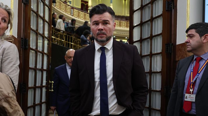 Telediario 1 - Rufián y Delgado abren el debate sobre los retos de la izquierda